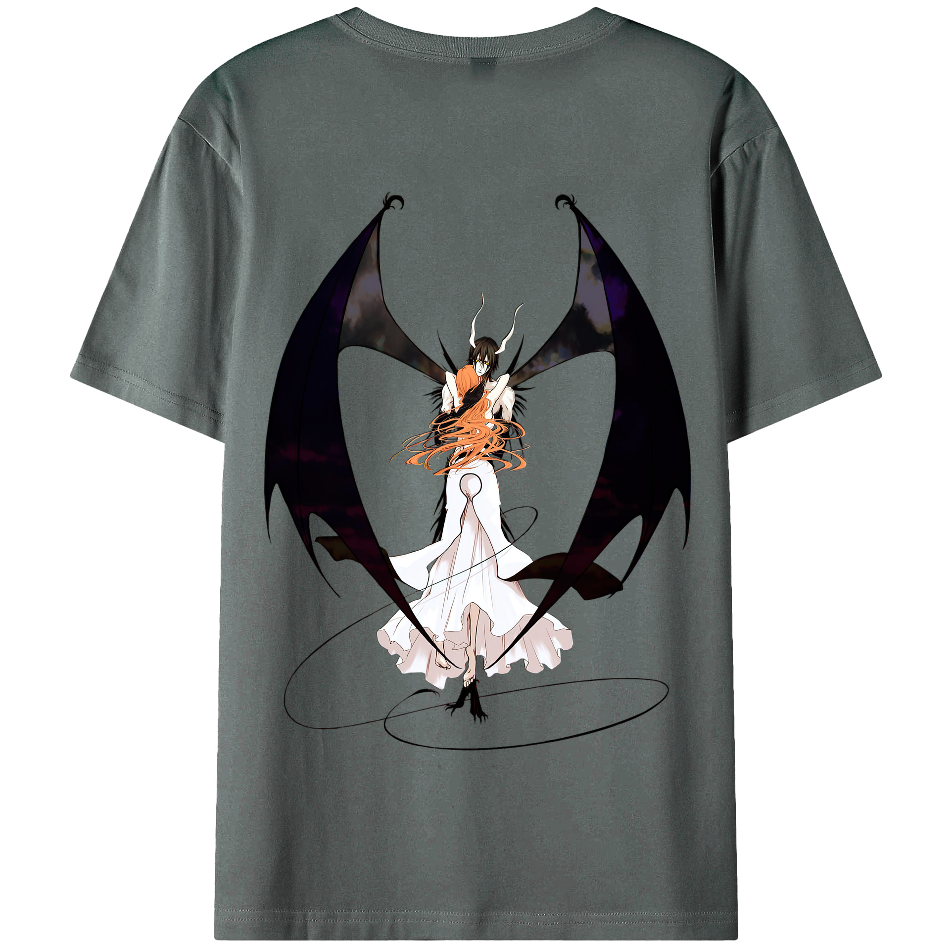 （画像用） ブリーチ ウルキオラ·シファー BLEACH Ulquiorra cifer 綿100％半袖Tシャツ（背面プリント）